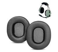 HTINDUSTRY Coussinets d’Oreille Compatible avec David Clark H10-20/ H10-13.4/H10-30/ H10-40/ H10-13S/ H10-76/H10-60 Casque Audio Oreillettes et Coussinets avec Cuir protéiné