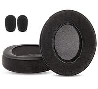 HTINDUSTRY Coussinets d’Oreille Compatible avec EKSA E900, E900 Pro Gaming Casque Audio Oreillettes et Coussinets avec Cuir protéiné et Mousse à mémoire de Forme