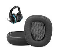 HTINDUSTRY Coussinets d’Oreille Compatible avec Logitech G533/G233/ G935/ G933/ G633 Wireless Gaming Casque Audio Oreillettes et Coussinets avec Tissu Durable et Mousse à mémoire de Forme