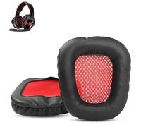 HTINDUSTRY Coussinets d’Oreille Compatible avec SADES SA906 SA905 SA904 SA903 SA902 SA820 SA808 SA718 Casque Audio Oreillettes et Coussinets avec Cuir protéiné et Mousse à mémoire de Forme