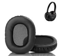 HTINDUSTRY Coussinets de Remplacement compatibles avec Le Casque Philips SHB7250/SBH 7250, Coussinets en Cuir protéiné Plus Doux/Mousse à mémoire de Forme