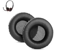 HTINDUSTRY Coussinets de Remplacement compatibles avec Les Casques Plantronics Blackwire C3220/C3210/C3215/C3225 USA avec Cuir protéiné Plus Doux/Mousse à mémoire de Forme