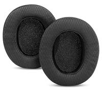 HTINDUSTRY Coussinets de Remplacement Respirants compatibles avec Le Casque sans Fil Skullcandy Crusher Evo Coussinets en Tissu Respirant/Mousse de Haute qualité