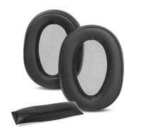 HTINDUSTRY Coussinets et Coussin de Bandeau de Remplacement Compatibles avec Les Casques Sony WH-H900N MDR-100ABN, Coussinets Premium avec Cuir Protéiné Plus Doux/Mousse à Mémoire de Forme