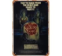 HTINSIGN Plaque en métal rétro The Return of The Living Dead Affiche de film pour café, bar, pub, bureau, maison, décoration murale vintage, 30,5 x 20,3 cm