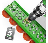 HTK TOOLS Gabarit de perçage pour prise de courant - Marquage rapide et précis ou perçage direct - Distance de 71 mm - Pour boîte encastrée et boîte murale creuse - Niveau à bulle électricien