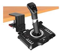 HTLAKIKJ Desk Mount for Flight Sim Joystick-Compatible with Logitech Extreme 3D Pro Joystick and Turtle Beach VelocityOne Flightstick for Xbox and Windows-Durable Metal Holder(Joystick Not Included)
