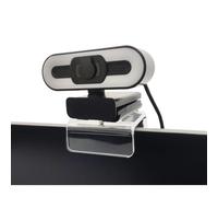 HTLAKIKJ Support de webcam pour moniteur, compatible avec Logitech et autres webcams avec filetage 6,35 mm, support acrylique transparent s'adapte à toutes les épaisseurs de moniteur