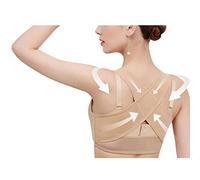 HTLLT Correcteur De Posture Bossu Relief Bosse Correction Brace Poitrine Soutien-Gorge Soutien pour Femme,Beige-S