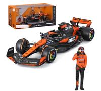 HTLNUZD 1/24 F1 MCL38#81 Figurine pilote Oscar de Formule 1 en alliage moulé sous pression pour adulte Modèle miniature Champion de collection
