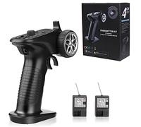 HTLNUZD 4H-TX 4 canaux 2,4 GHz Système radio RC émetteur avec télécommande 4 canaux récepteur pour voiture RC, bateau, chars