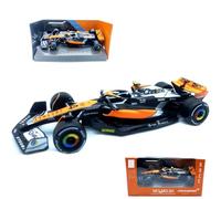 HTLNUZD Bburago 1:43 2023 F1 MCL60#4 British GP Lando Norris Voiture de course en alliage 1/43 Formule 1 Modèle de voiture moulée sous pression pour adultes