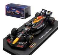 HTLNUZD Bburago 1:43 F1Champion Racing F1RB19#1 Formule 1/43 NO.1 Verstappen pour Red Bull Die Cast Model Collection Gift (Boîte en acrylique version RB19#1)