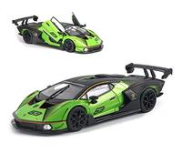 HTLNUZD Bburago Voiture de course 1/24 en alliage pour Lamborghini Essenza Scv12 1:24 véhicule de luxe moulé sous pression