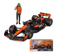 HTLNUZD Figurine pilote 1/24 F1 MCL38#4 de Miami GP Lando Norris en alliage moulé sous pression pour les amateurs de sport automobile