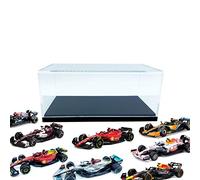 HTLNUZD Vitrine en Acrylique pour Voiture de Course 1/43 - Étanche à la poussière - en Acrylique - pour Voitures de Formule 1(boîte de présentation)