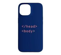 HTML Head Body Tags Syntaxe Codage Web Développeur CSS Coder Coque pour iPhone 15
