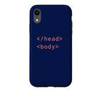 HTML Head Body Tags Syntaxe Codage Web Développeur CSS Coder Coque pour iPhone XR