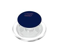 HTML Head Body Tags Syntaxe Codage Web Développeur CSS Coder PopSockets PopGrip pour MagSafe