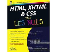 HTML, XHTML et CSS 2e Pour les nuls