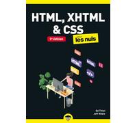 HTML XHTML et CSS pour les Nuls Poche 5e édition - Ed Tittel - First Interactive - Poche - Guide