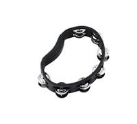 Meinl Tambourin HTMT1BK – ABS demi-lune, cymbalettes en acier – Noir