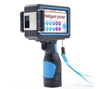HTONVK Imprimante portative Portable avec écran tactile de 5 Pouces, Hauteur d'impression Machine de Codage à Jet d'encre de 0,08 à 0,5 Pouce pour données variables de Codes à Barres d'étiquettes