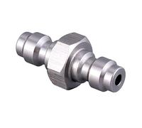 Htopse Adaptateur mâle à déconnexion rapide en acier inoxydable amélioré pour bouteille de plongée, filetage de 8 mm