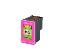 HToQaCx La Cartouche à Encre remanufacturée Compatible Fonctionne avec 65 XL 65xl pour Deskjet 3772 5020 5055 5058 AMP 120 125 Printers(1PK Color)