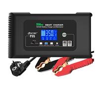 HTRC 35A Chargeur de Batterie Voiture 12V/24V, Chargeur Batterie Mainteneur et Automatique Réparation Fonction pour Voiture Moto Camion/Batteries au Lithium LiFePO4 Plomb-Acide (AGM, Gel, MF, EFB)