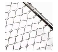 HTRDFWD Filet de sécurité, Treillis métallique tissé pour Jardin d'enfants, Facile à Installer, en Acier Inoxydable, Filet de clôture antichute, Personnalisable(0.8x25m)
