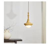 HTRDFWD Lampe à Suspension Vintage, Style français, luminaire décoratif pour Chambre à Coucher, Salon, Restaurant, Bureau, éclairage Domestique, Lustre LED(Yellow)