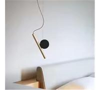 HTRDFWD Lustre Minimaliste Multi-Angle à réglage Libre pour Salon, éclairage Mural Suspendu pour Bar, Chambre à Coucher, Lampe de Chevet, éclairage Moderne(Brass)