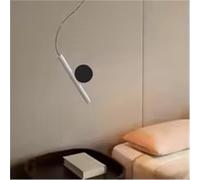 HTRDFWD Lustre Minimaliste Multi-Angle à réglage Libre pour Salon, éclairage Mural Suspendu pour Bar, Chambre à Coucher, Lampe de Chevet, éclairage Moderne(White)