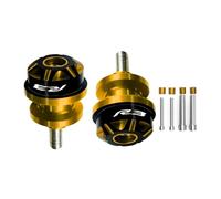 HTRTROOC Ensemble De Deux Boulons Culbuteur CNC pour Moto Gauche Et Droite Pièces Détachées pour YZFR3 YZF-R3 2017-2026 Bobines de Curseur de Bras oscillant(Or)
