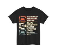 HTRWSNVX Father's Day Shirt, Funny Definition of Dad Jokes Memes Lovers Dad Shirt Black XXL