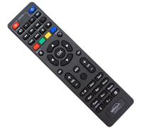 HTS eCom Télécommande 2 en 1 pour DigiQuest Q60/Q80/Q90/Q99, TLC136 | Télécommande de rechange programmable pour télévision DigiQuest TLC136 universelle compatible avec Q60, Q80, Q90, Q99
