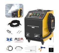 HTS705 Machine de nettoyage de glace sèche avec capacité de 5 kg, pression réglable et quantité de glace sèche, 4 buses, pour compartiment moteur, entrée, clapet papillon, carbone allemand propre