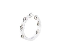 HTT8WH Tambourin Abs Blanc 20CM 1 Rangee De Cymbalettes