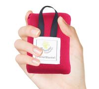 HTTDSLF Mini couverture de pique-nique de poche, tapis de plage léger, imperméable, anti-sable, pliable, fin, pour l'extérieur, camping, randonnée, voyage, 70 x 110 cm, rouge (1 à 2 personnes)