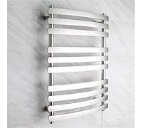 HTTGDGDH Chauffe-Serviettes Mural Électrique pour Salle De Bain, en Acier Inoxydable, 10 Barres, Étanche Ip56, Chauffage Rapide, Accessoires De Salle De Bain(Câblage Dissimulé)(Câblage Dissimulé)
