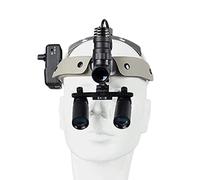 HTTGDGDH Loupe Binoculaire À Fort Grossissement 4X/5X avec Lampe Frontale LED 5W, Grossissement 4X