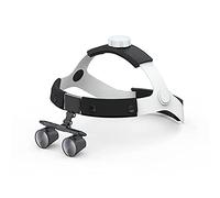 HTTGDGDH Loupe Binoculaire avec Éclairage Intégré, Grossissement 2,5X/3,5X, Idéale pour La Création De Bijoux Ou Les Loisirs Créatifs.