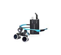 HTTGDGDH Loupe Binoculaire Lumineuse À Fixation Frontale, Grossissement 3,5X, avec Lampe Frontale LED.