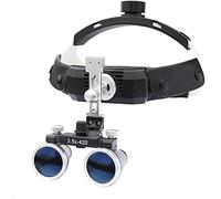 HTTGDGDH Loupe Frontale avec Bandeau Et Lampe Frontale LED 3W, Loupe Binoculaire Portative, Idéale pour Les Loisirs Et Toutes Les Applications.