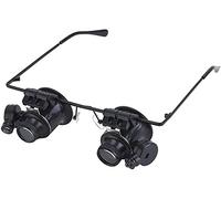 HTTGDGDH Loupe Portable, Loupe De Précision 20X avec Éclairage LED | Loupe Frontale | Idéale pour Bijoutiers, Horlogers, Techniciens De Circuits Imprimés Et Électroniciens