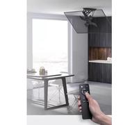 HTTGDGDH Support Mural/Plafond pour Téléviseur, Système De Levage Électrique Escamotable Et Rabattable De 0 À 75°, Compatible avec Les Écrans LED De 32 À 55 Pouces Et Les Télévise,