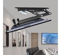 HTTGDGDH Support TV Motorisé pour Plafond, Système De Levage TV Escamotable Dissimulé, Système De Levage Électrique Télescopique avec Levage Automatique, Support Mural Incliné Pou,