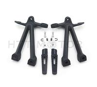 HTTMT MT390-022- Support de pied passager arrière compatible avec Suzuki Gsx-R Gsxr1000 2007 2008 Noir