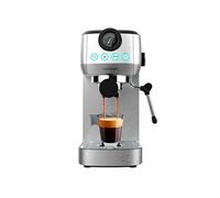 Cecotec Machine à expresso Power Espresso 20 Steel Pro – 1350 W, 20 bars, Système Thermoblock, 1,3 L
